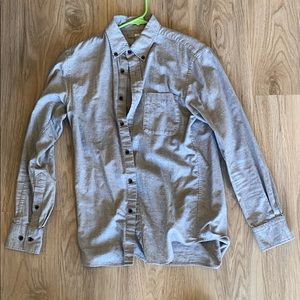 Uniqlo Xs grey flannel shirt